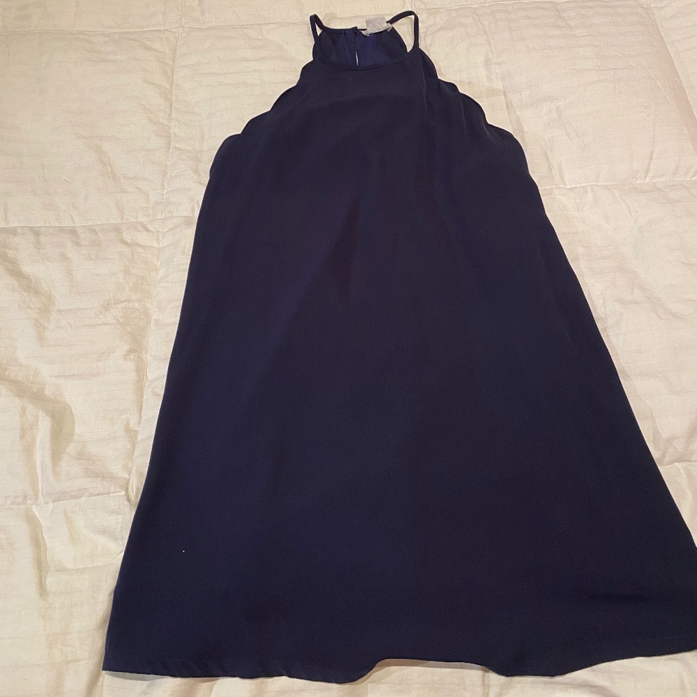 COOPERATIVE NAVY SCALLOP DRESS